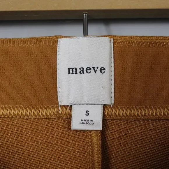 Maeve Mustard Wide Leg Pants - Picture 11 of 12